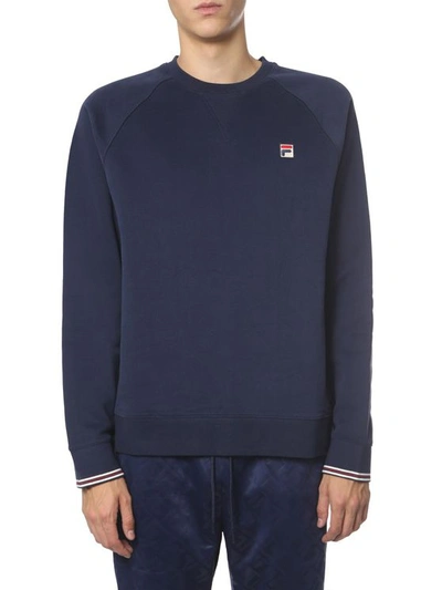 Fila "wells" Sweatshirt In Blue