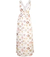 AGUA BY AGUA BENDITA Naturalia Seashell Print Maxi Dress