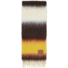 LOEWE MULTICOLOR WILLIAM DE MORGAN MOHAIR STRIPE SCARF