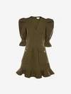 ALEXANDER MCQUEEN MILITARY MINI DRESS