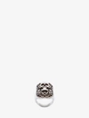 ALEXANDER MCQUEEN ENGRAVED SKULL RING