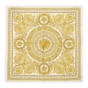 Versace White Silk Barocco Scarf In I7047 White