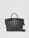 BURBERRY Small Quilted Lambsk