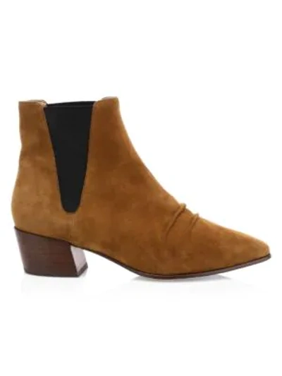 Joie Parul Suede Chelsea Boots In Saddle