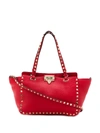 VALENTINO GARAVANI Rockstud Small Leather Tote Bag