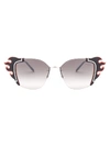 PRADA PRADA EYEWEAR FLAME FRAME SUNGLASSES