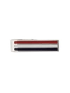 Thom Browne Rwb Detail Short Tie Bar In 960 Rwbwht