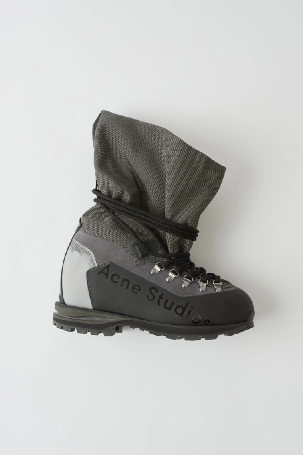 acne studios 19aw hiking boots アクネ　ブーツ Acne Studios Trekking Boots Anthracite Grey | ModeSens