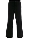 Marni Contrast Panelled Cropped Trousers In Black
