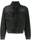 AMI ALEXANDRE MATTIUSSI BOXY FIT DENIM JACKET