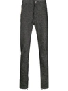 CEDRIC JACQUEMYN SLIM-FIT MID-RISE TROUSERS