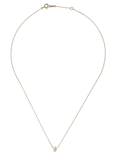 Mizuki 14kt Diamond Delicate Necklace In Gold