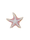 MIO HARUTAKA PINK SAPPHIRE & DIAMOND SEA STAR EARRINGS,MHEASTFPK