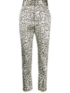 HAIDER ACKERMANN GEOMETRIC PRINT STRAIGHT LEG TROUSERS