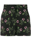 VALENTINO X UNDERCOVER ROSE AND LIPS SHORTS