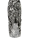 VERONICA BEARD ARI ANIMAL PRINT SKIRT