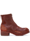 GUIDI DISTRESSED ANKLE BOOTS