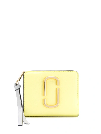 Marc Jacobs Snapshot Mini Wallet In Yellow