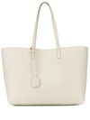 Saint Laurent Large Shopping Tote In White
