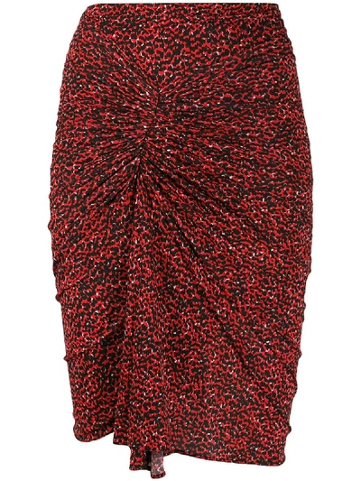 Isabel Marant Jominy Skirt In 红色