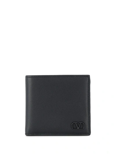 Valentino Garavani Go Logo Cardholder In Black