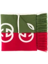 GUCCI GG PRINT TWO-TONED SCARF