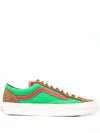 Vans Old Skool Colour-block Sneakers In Green