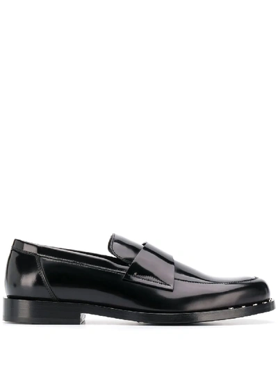 Jimmy Choo Bane Star-studded Loafers In Black