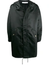 GIVENCHY HOODED MID-LENGTH RAINCOAT