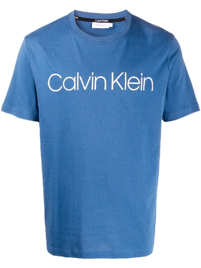 Calvin Klein Big Chill T-shirt In Blue