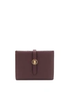 Burberry Monogram Plaque Bi-fold Wallet In 紫色