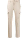 7 FOR ALL MANKIND CROPPED SLIM-FIT TROUSERS