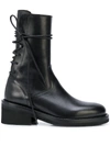 ANN DEMEULEMEESTER LACE-UP BOOTS