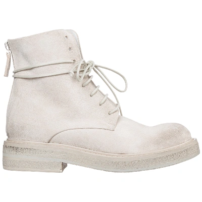 Marsèll Women's Combat Boots  Parrucca In White