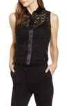ANNE KLEIN CORDED LACE TOP,10742904