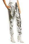 Tibi Avril Sequin-embellished Pants In Ivory/ Silver Multi