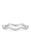 ATELIER SWAROVSKI X PAIGE NOVICK WHITE GOLD AND LAB-GROWN DIAMOND ARC EN CIEL RING,15156303