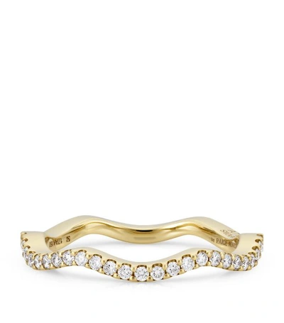 Atelier Swarovski Arc-en-ciel Thin Band Ring Swarovski Created Diamonds Size 55