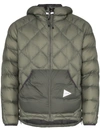 AND WANDER QUILTED HOODED JACKET