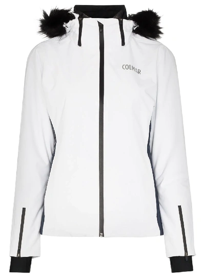 Colmar Hooded Ski Jacket In White