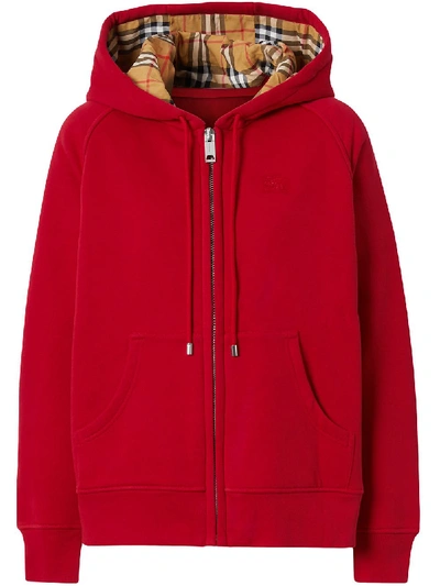 Burberry Hooded Zip In Rot | ModeSens