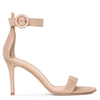 GIANVITO ROSSI Portofino 85 pink suede sandals,GR16124S