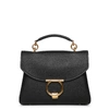 FERRAGAMO MARGOT GANCINI TOP HANDLE BLACK BAG,SF16151B