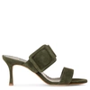 Manolo Blahnik Gable Buckled Sandals