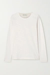 ALEX MILL SLUB COTTON-JERSEY TOP