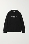 GIVENCHY PRINTED COTTON-JERSEY HOODIE