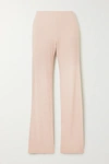 LESET ALISON RIBBED STRETCH-JERSEY PANTS