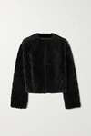 GIVENCHY QUILTED SHEARLING JACKET