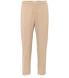 CHLOÉ CROPPED STRETCH-WOOL trousers,P00442454