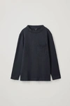 COS SWEATER WITH WIDE STAND COLLAR,0847251001